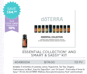 Essential Collections Kit (Australia) from doTERRA