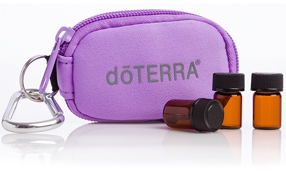 I love my doTERRA key chain for quick access to essential oils