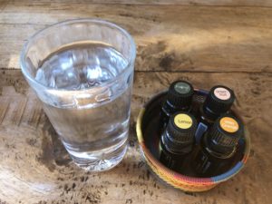 Flavouring your water with essential oils for yummy deliciousness